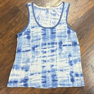 (Lucky Brand) Tye Dye Knit Tank MEDIUM